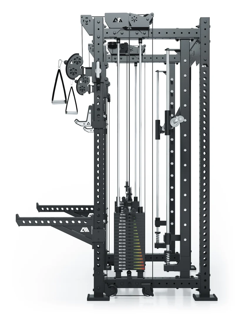 R8 Bradley Combat Mittel | 2x95kg Weight Stack | Schwarz
