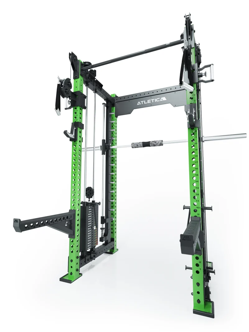 R8 Bradley Combat Mittel | 2x95kg Weight Stack | Electric Green
