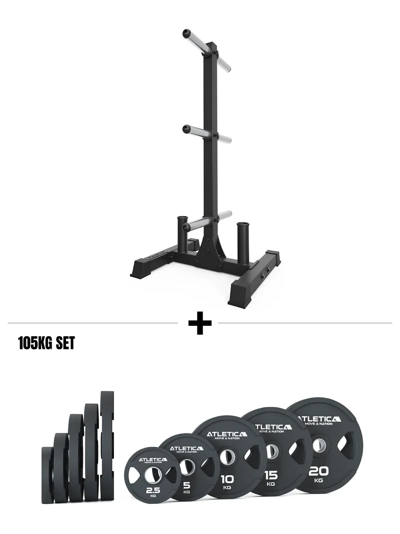 Rhino Grip Set 2H I 105kg 2H Gripper Plates & Rhino Hantelscheibenablage