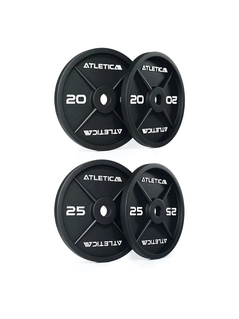 Foundation Set I Squat Rack & Langhantel Delta & 90kg Iron Plates