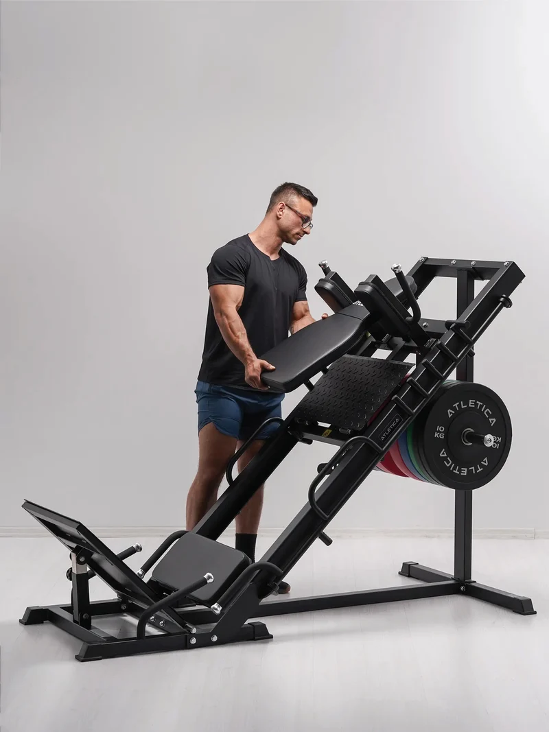 Atlas Set | Beinpresse Hackenschmidt & 200kg Iron Plates