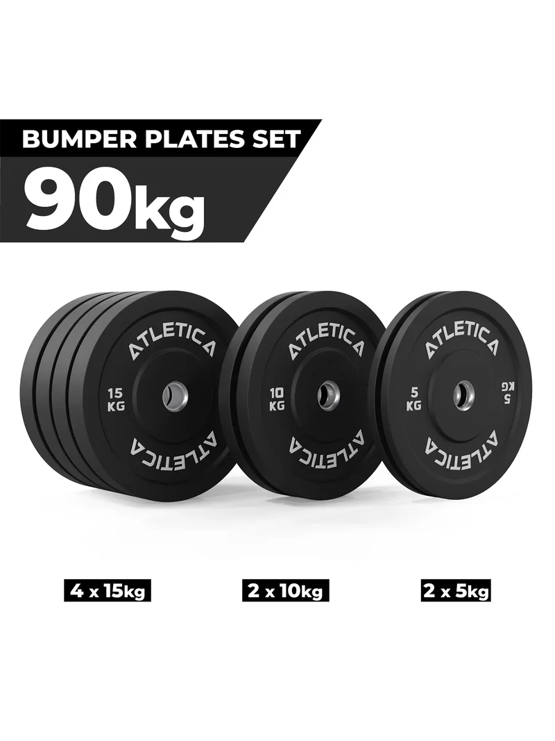 Bumper Plates SET | Schwarz | 90kg