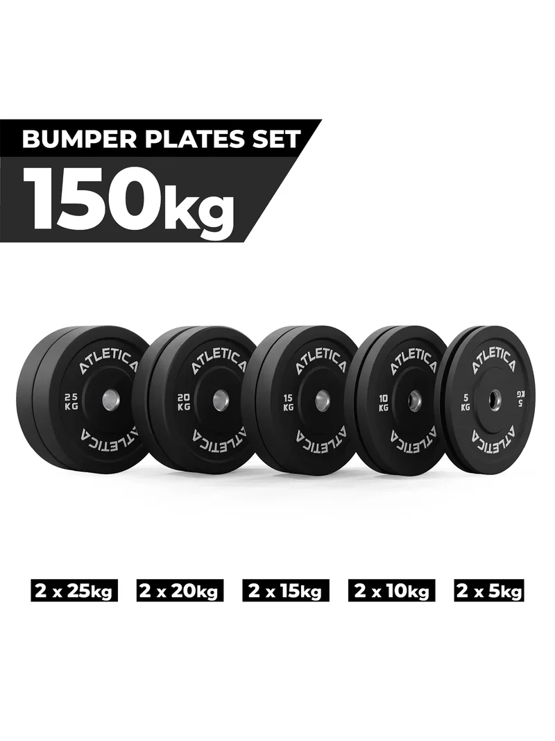 Bumper Plates SET | Schwarz | 150kg