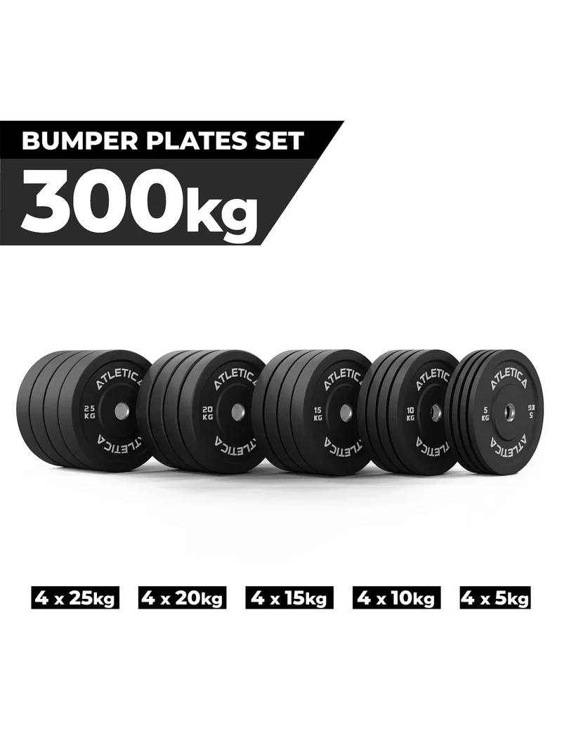 Bumper Plates SET | Schwarz | 300kg