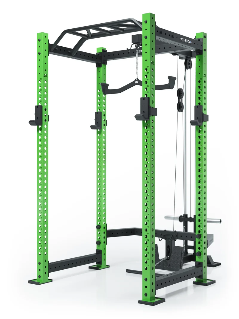 R8 BlackHawk | Power Rack | Electric Green