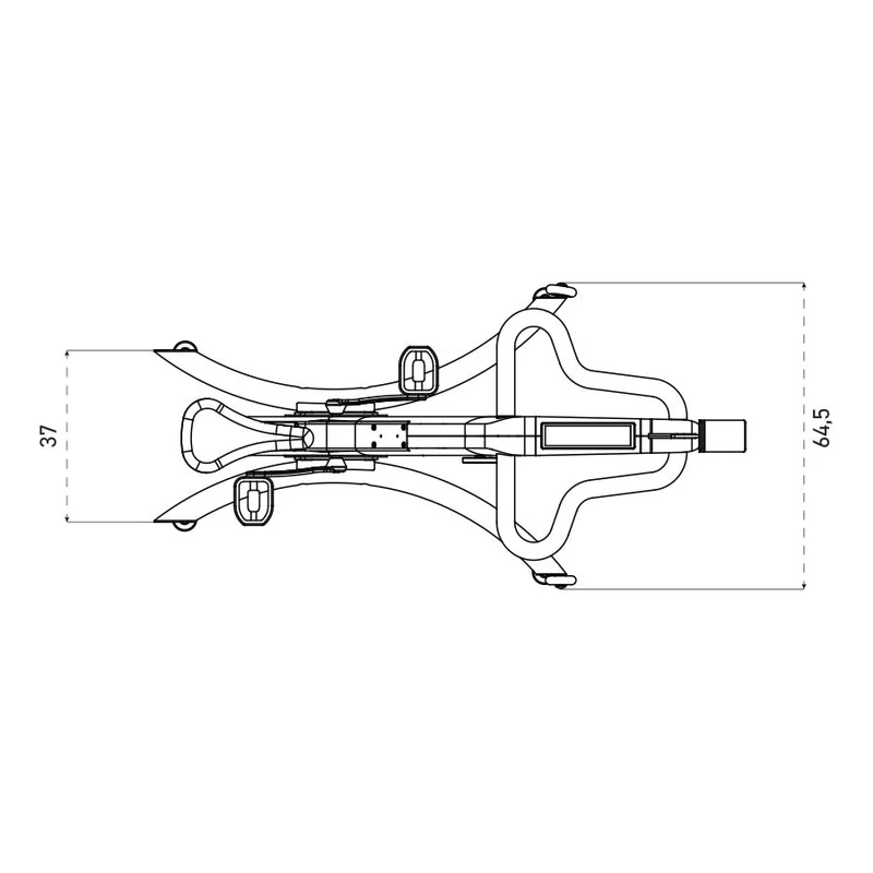 NOHRD Bike V.2 Eiche Vintage Fahrradergometer