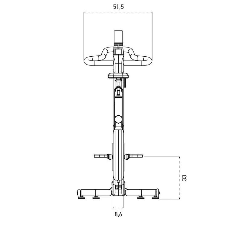 NOHRD Bike V.2 Nussbaum Fahrradergometer