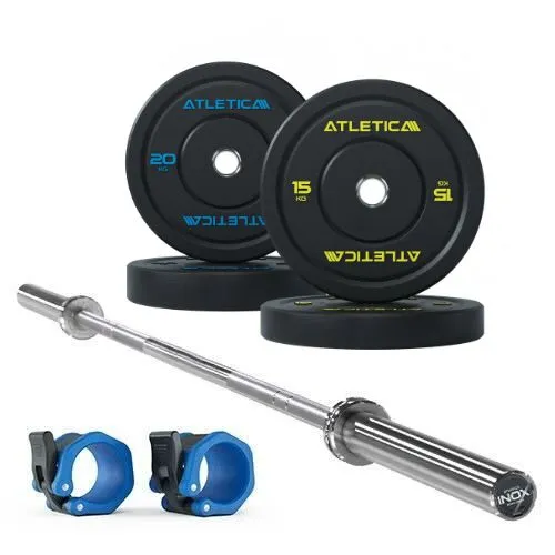 Set Inox + High Temp Bumper Plates 70kg