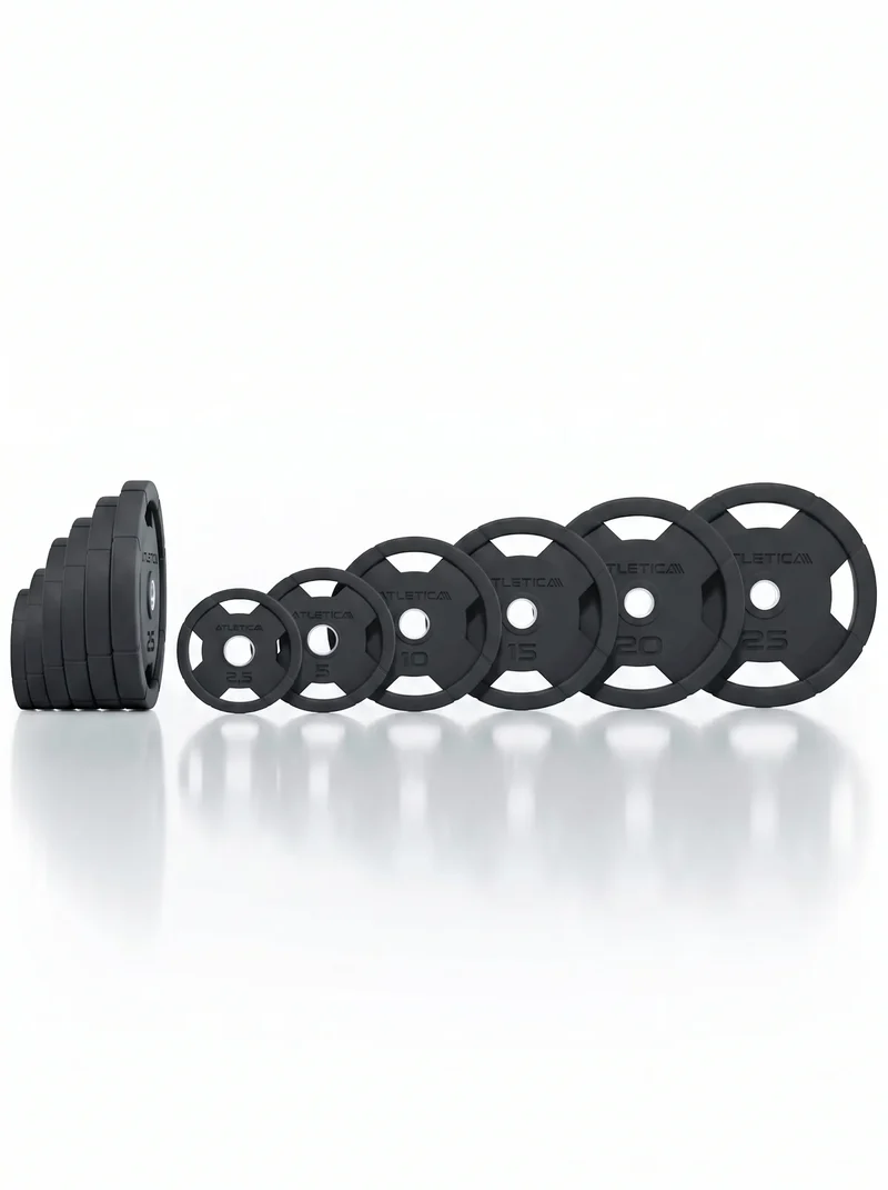 4H Gripper Plates SET | 155kg | Gummierte Hantelscheiben