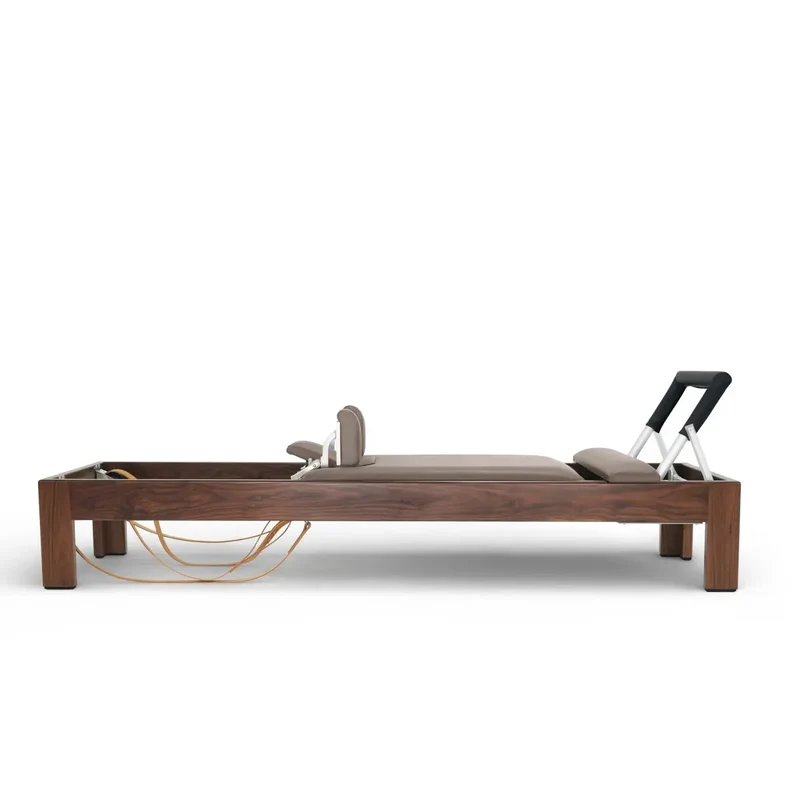Elina Pilates Classic Reformer Dunkelholz – Nussbaum, Altrosa