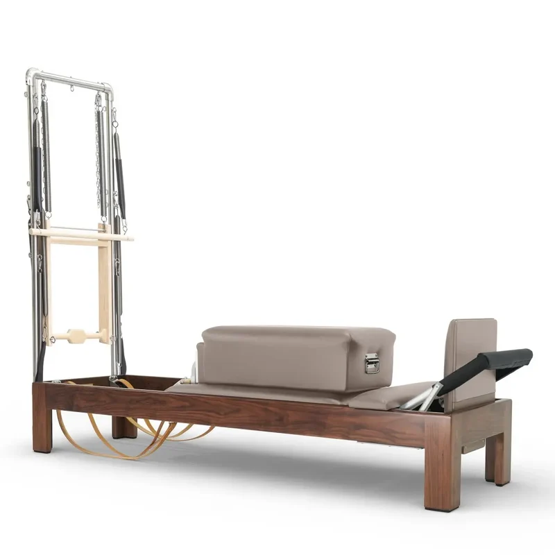 Elina Pilates Classic Reformer Dunkelholz 86" mit Tower