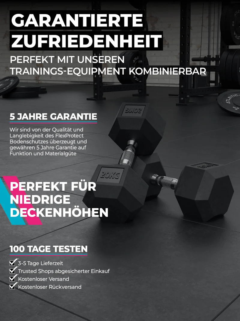 1m² SolidProtect 15mm Bodenschutzmatte