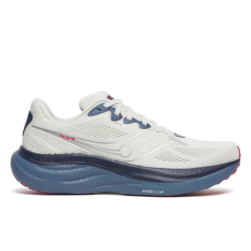 Saucony Ride 19, Laufschuh, Herren, Ivory/Storm