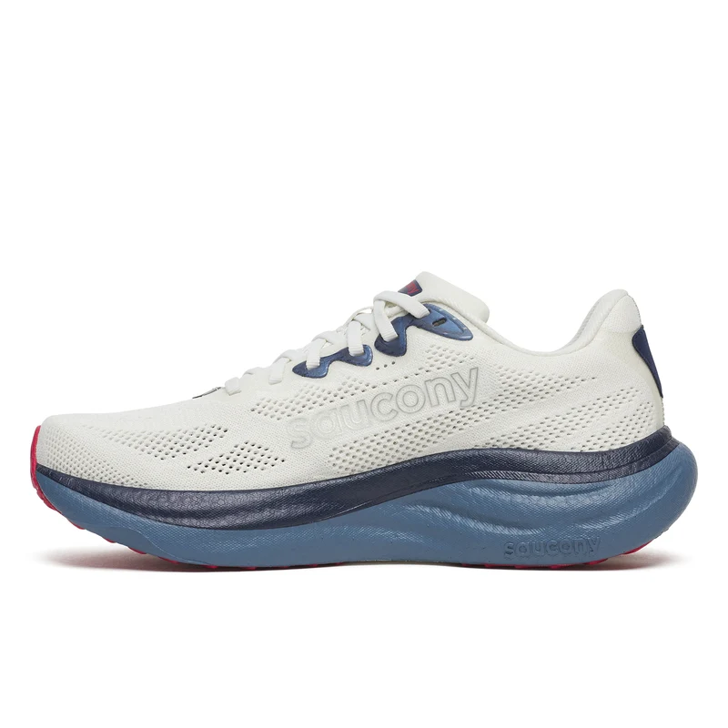 Saucony Ride 19, Laufschuh, Herren, Ivory/Storm