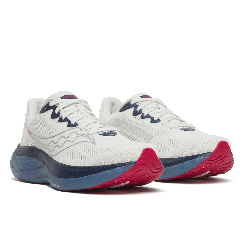 Saucony Ride 19, Laufschuh, Herren, Ivory/Storm