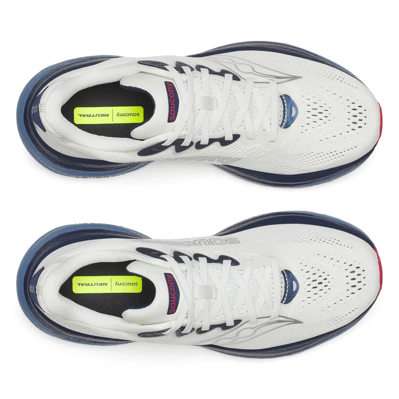 Saucony Ride 19, Laufschuh, Herren, Ivory/Storm