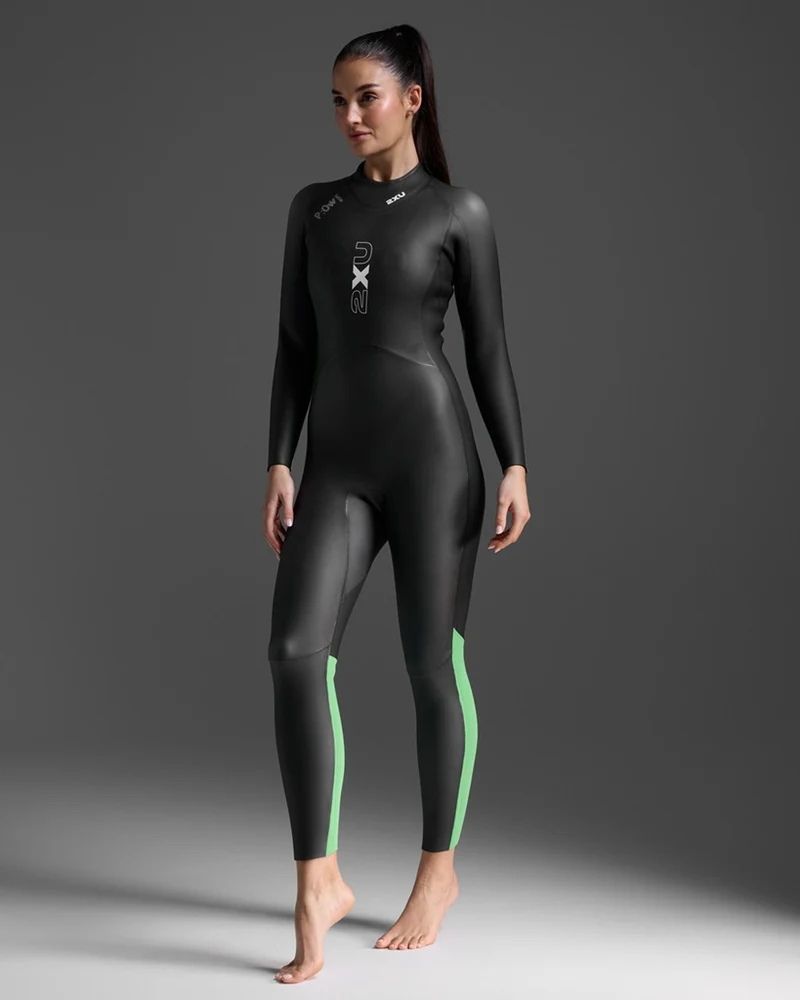 2XU Propel: Openwater, Neoprenanzug, Damen, Black/Bright Green