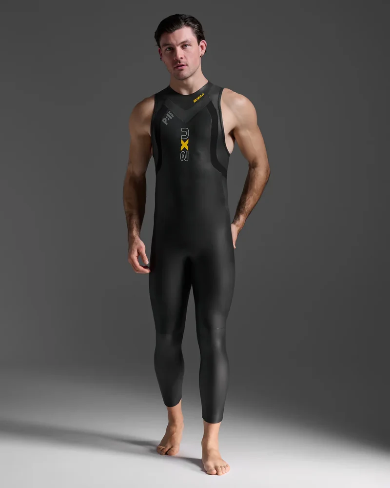 2XU P:1 Propel Sleeveless, Neoprenanzug, Herren, black/ambition