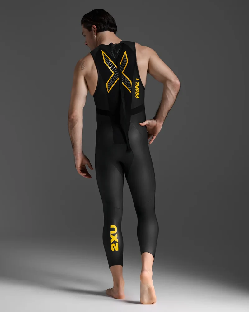 2XU P:1 Propel Sleeveless, Neoprenanzug, Herren, black/ambition