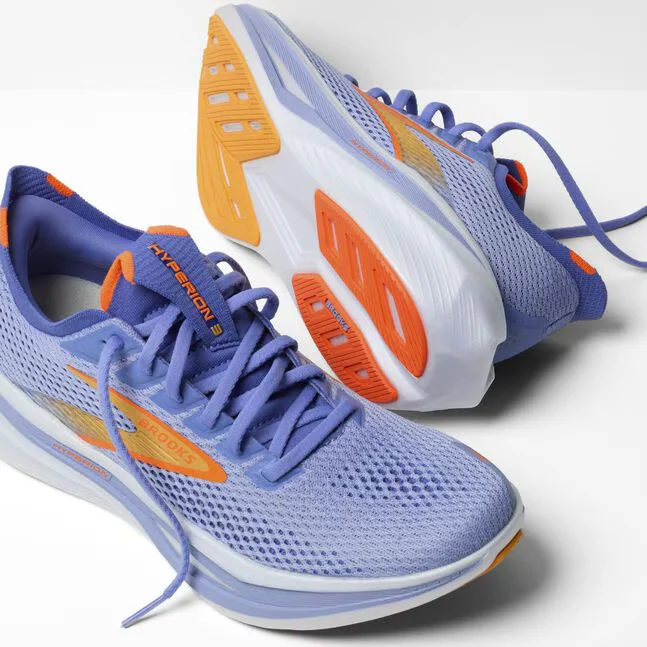 Brooks Hyperion 3, Laufschuh, Damen, Blue Heron/Orange/White