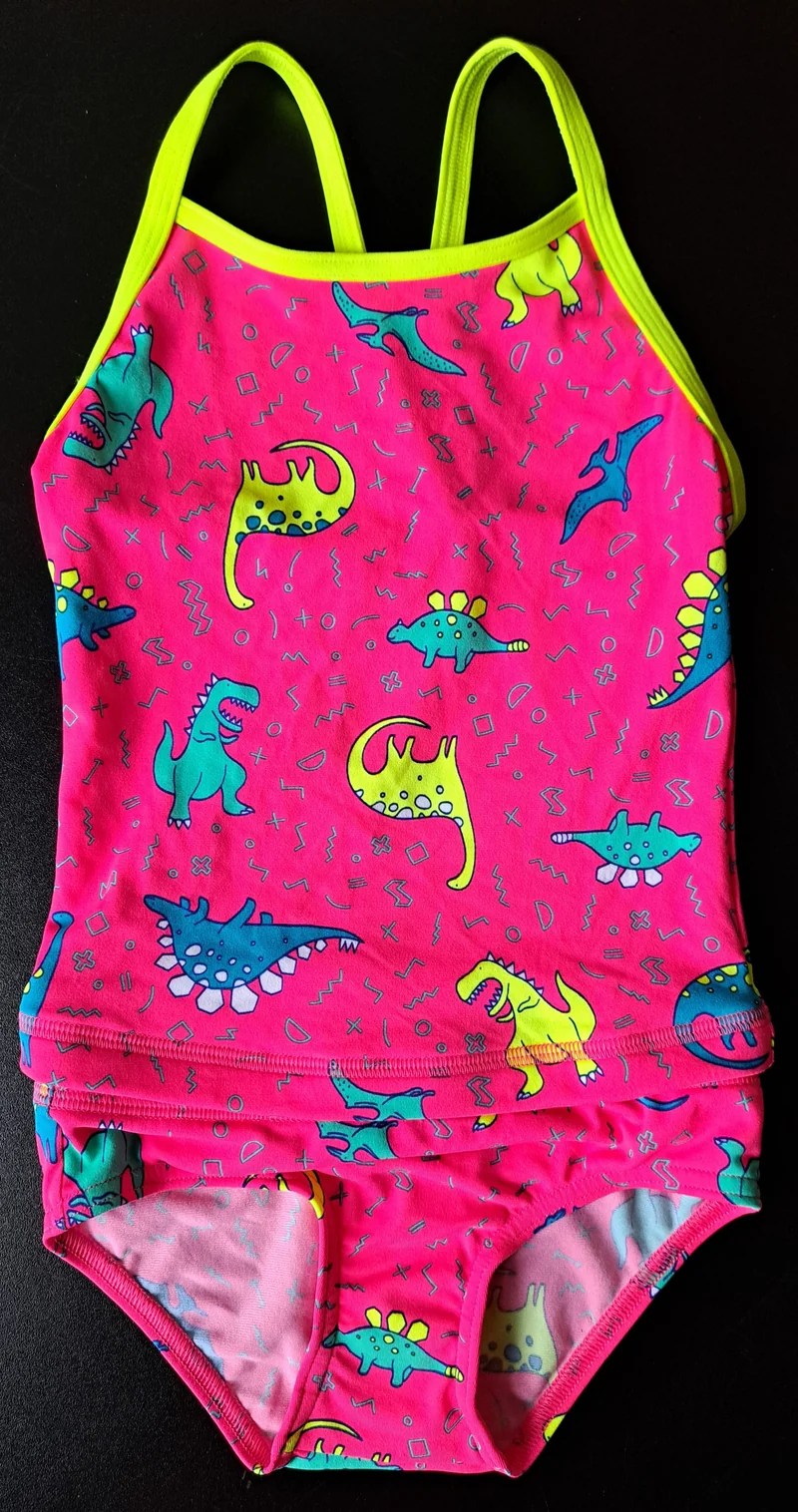 Way Funky Funkita, Tankini & Brief Two Piece Dancing Dino, Tankini, Kinder