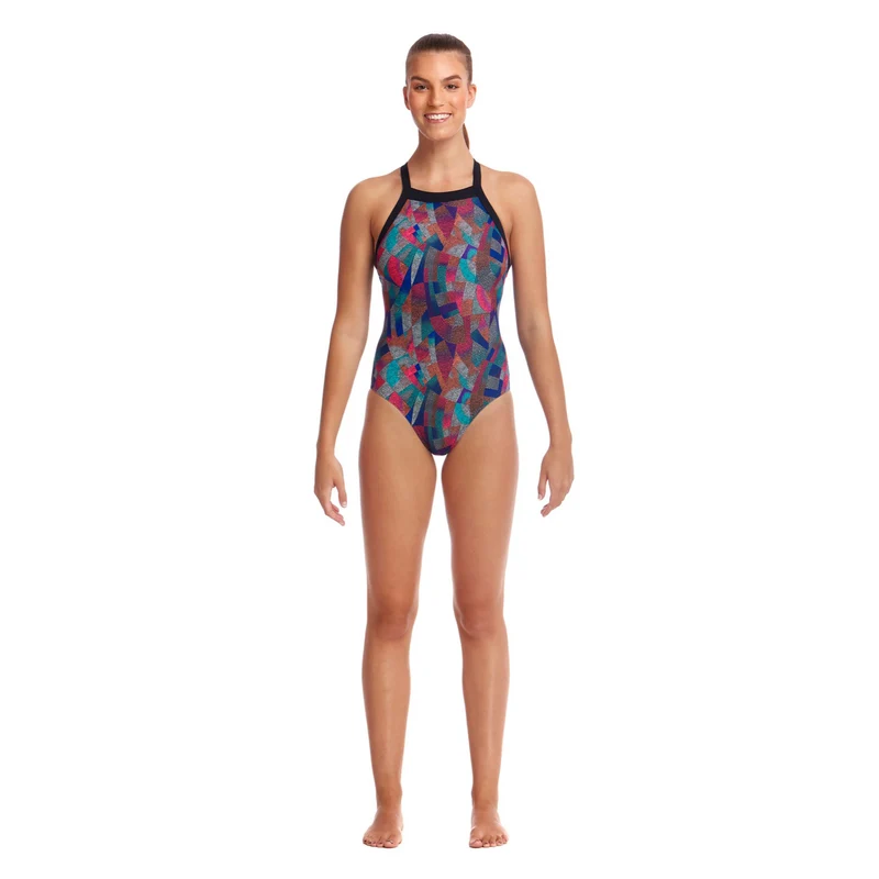 Way Funky Funkita Sky Hi One Piece On Point, Badeanzug, Damen