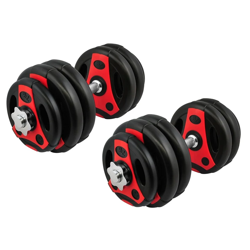 K-Grip. 30 Kg (2x15) Hanteln Kurzhantel Set Gewichte