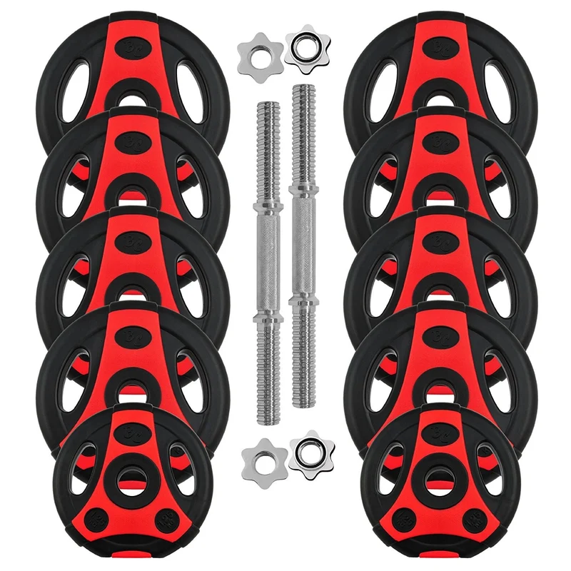 K-Grip. 30 Kg (2x15) Hanteln Kurzhantel Set Gewichte