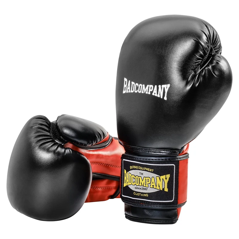 Boxhandschuhe aus Kunstleder mit Belüftungssystem