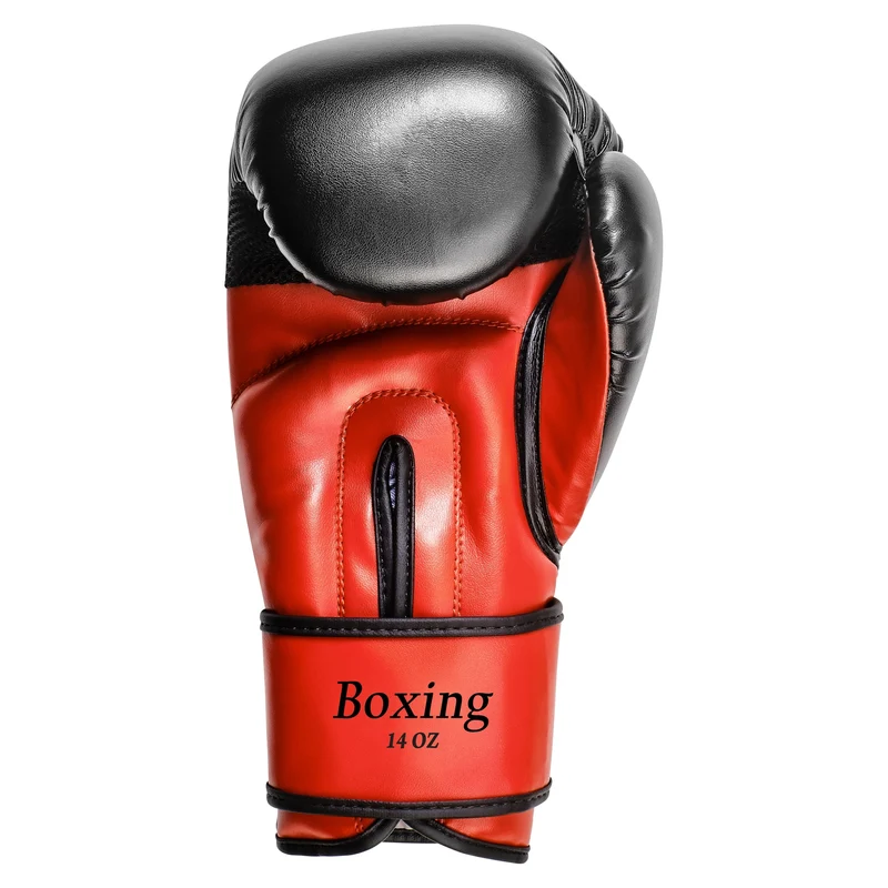 Boxhandschuhe aus Kunstleder mit Belüftungssystem