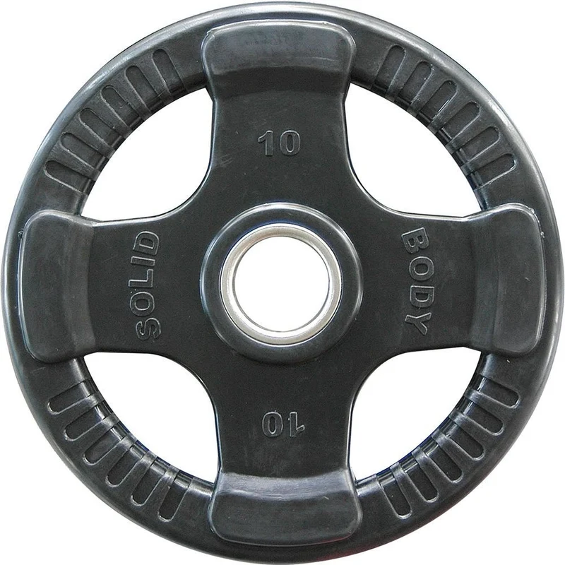 Body-Solid Rubber 4 Grip Olympische Hantelscheiben