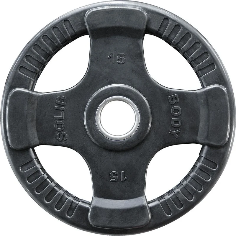 Body-Solid Rubber 4 Grip Olympische Hantelscheiben