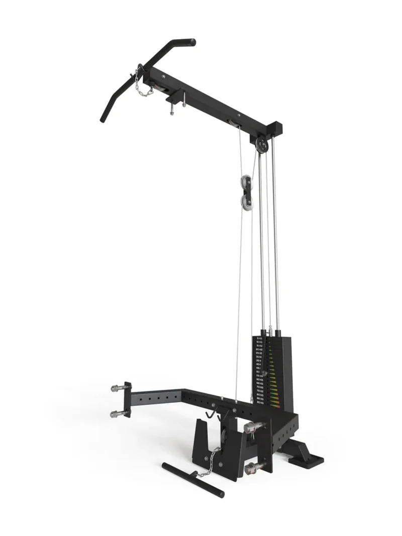 R8 Latzug mit Rudereinheit | 125kg Weight Stack