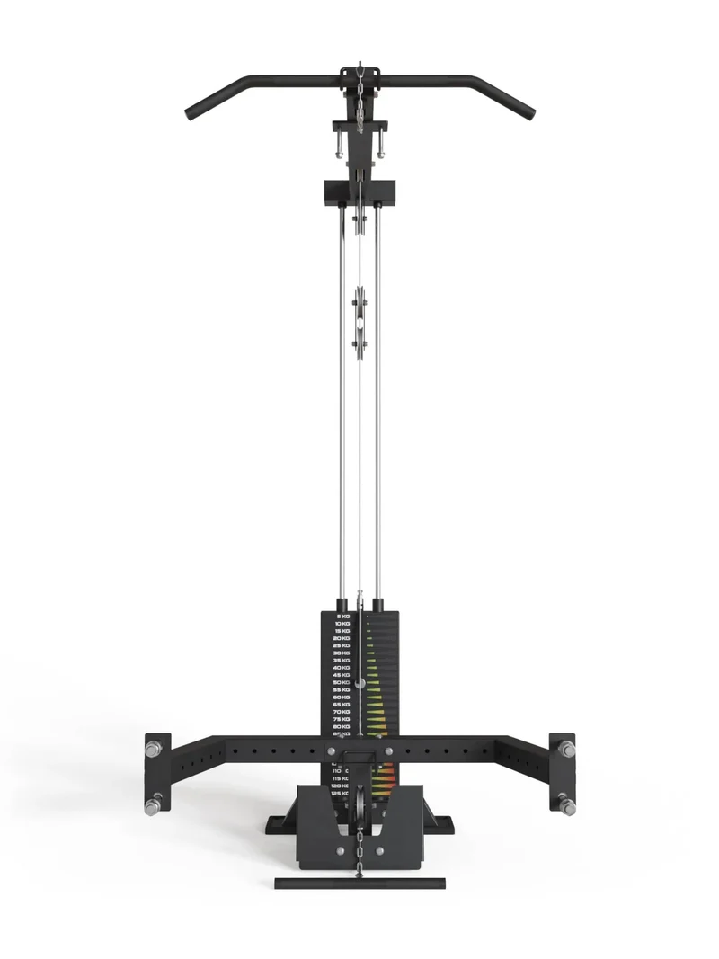 R8 Latzug mit Rudereinheit | 125kg Weight Stack