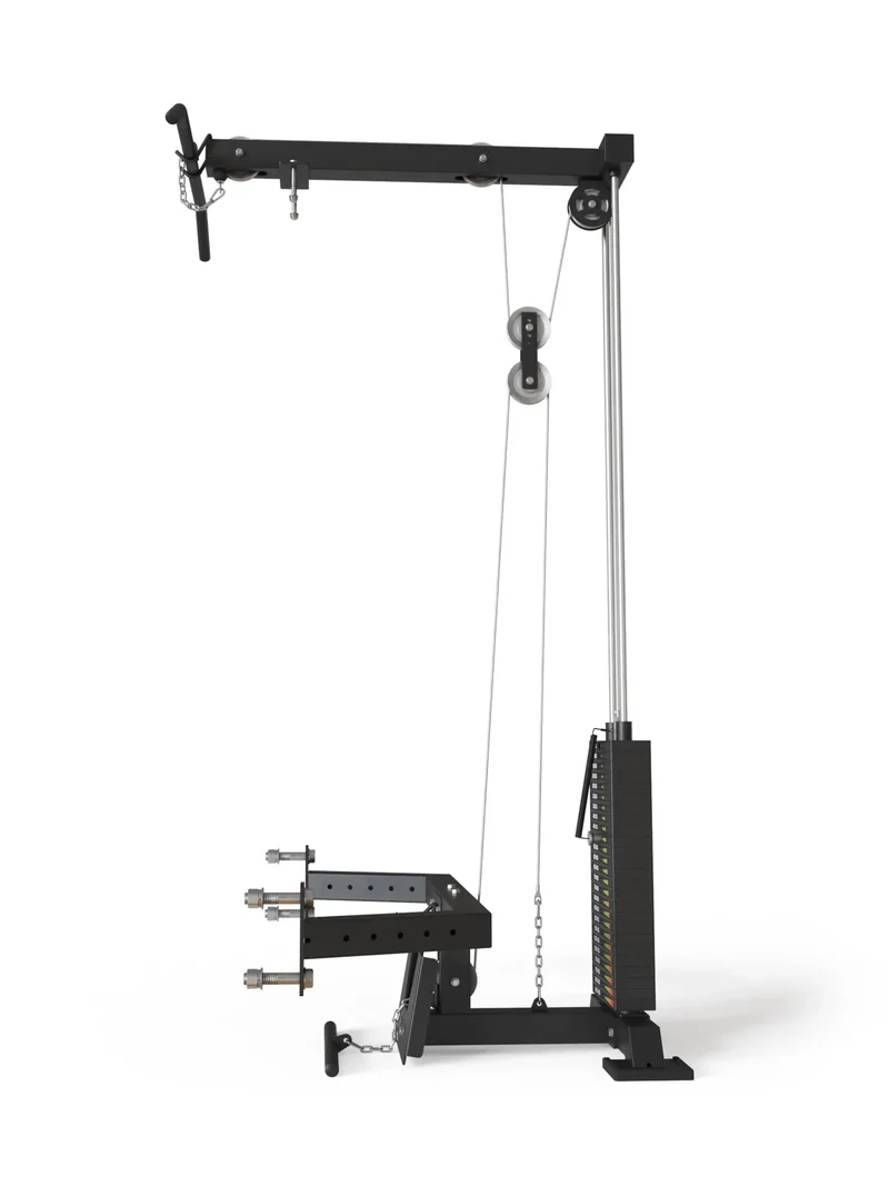 R8 Latzug mit Rudereinheit | 125kg Weight Stack