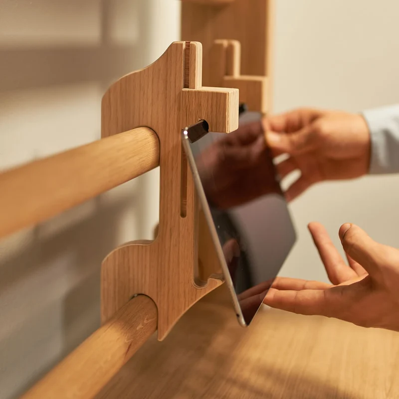 Heimholz Tablethalterung für Sprossenwand