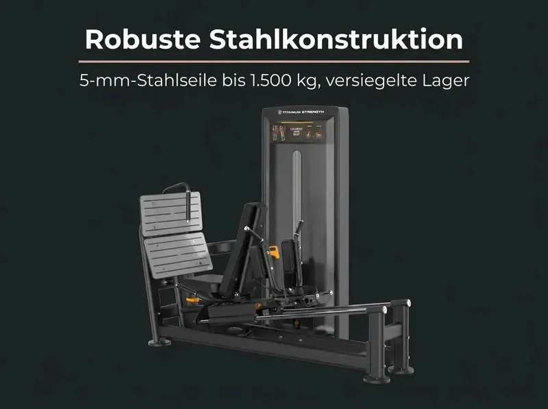 Titanium Strength Black Series Selektierte Dual-Beinpresse / Hack Squat V2