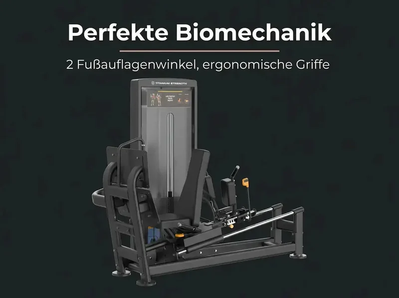 Titanium Strength Black Series Selektierte Dual-Beinpresse / Hack Squat V2