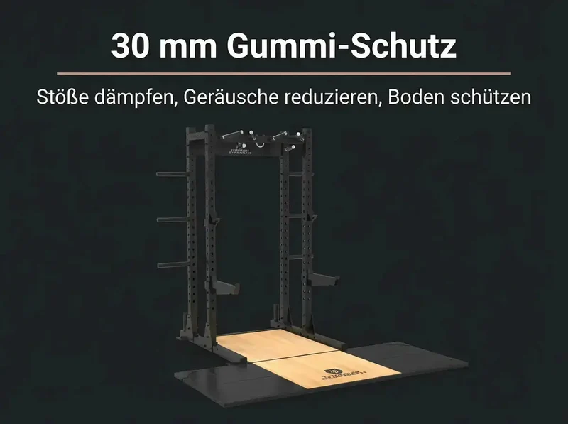 Titanium Strength Half Rack TR60 mit Lifting-Plattform TP60