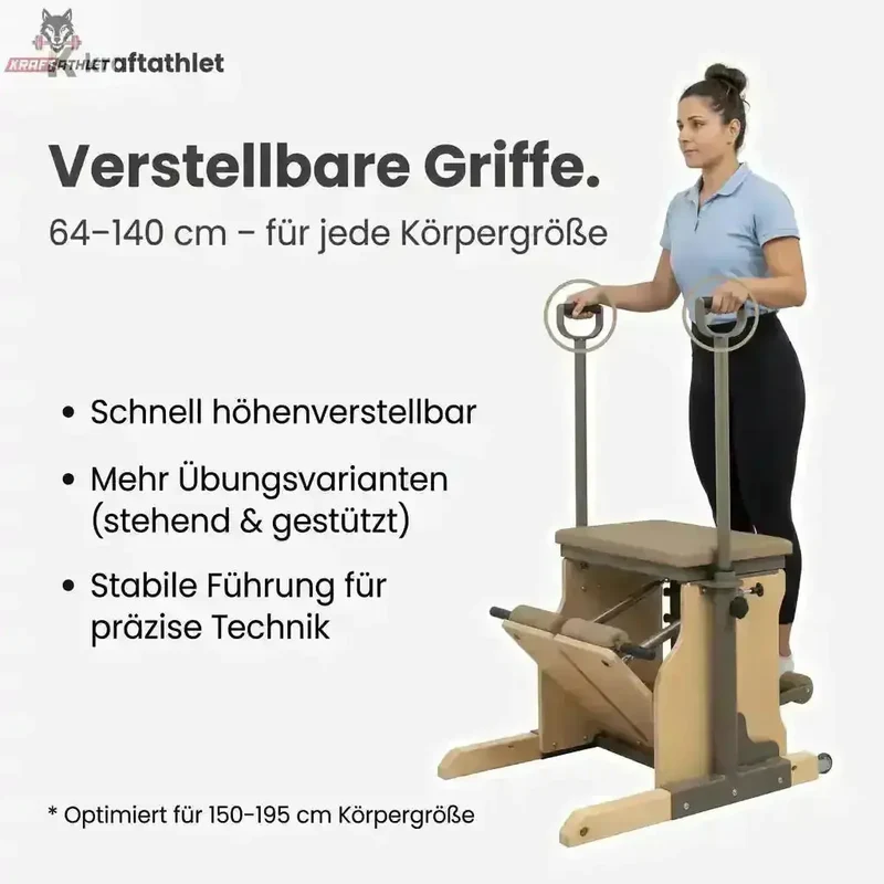 Hegren Pilates Chair TALMA 62CH – Doppel-Pedal-System