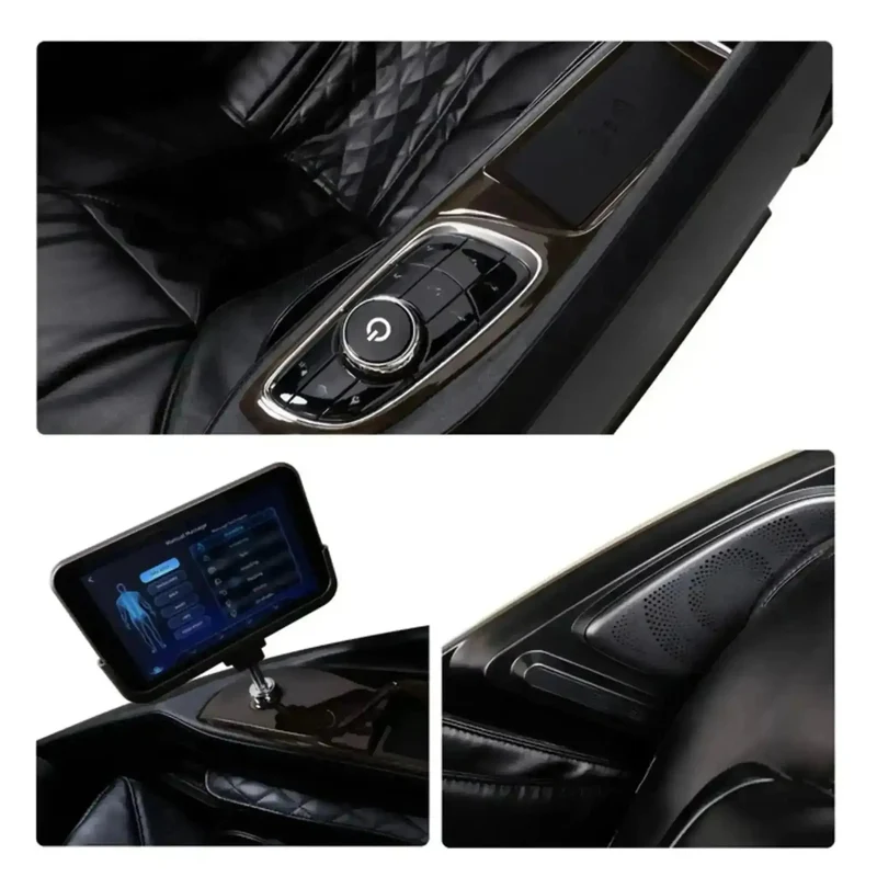 NAIPO Model L Space Capsule Massagesessel – 4D Pro, 121 cm S+L-Schiene, 24 Programme