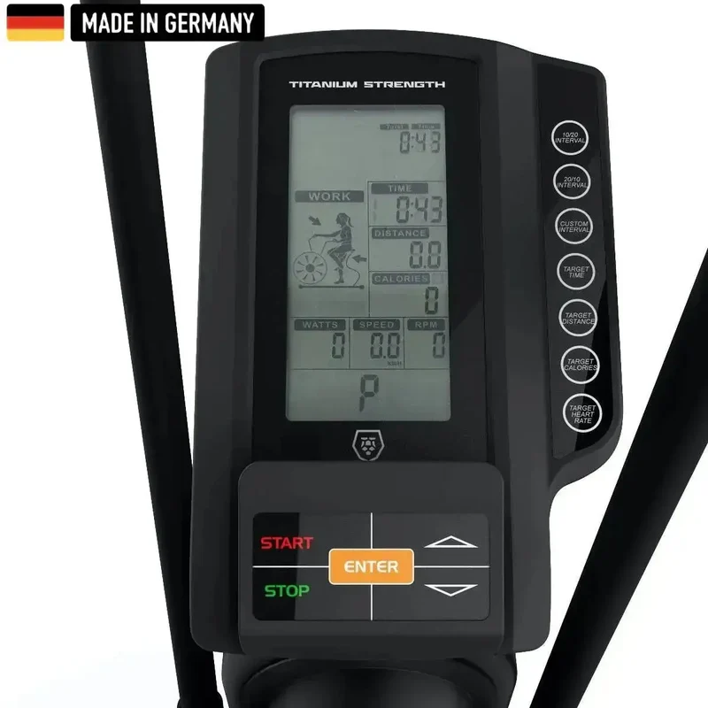 Air Bike Pro V2 + Windschutz | Titanium Strength
