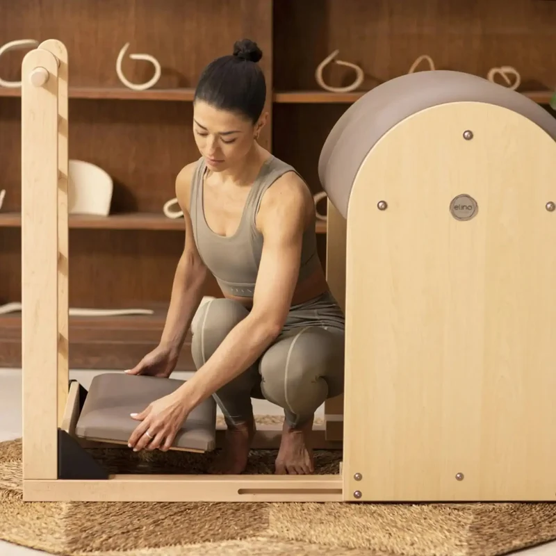 Elina Pilates Elite Ladder Barrel – Premium Holzbasis