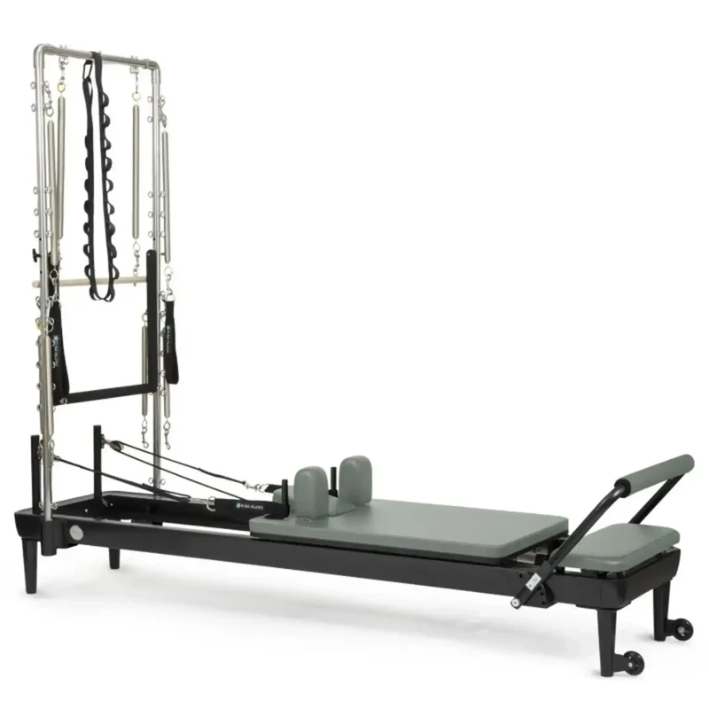 Elina Pilates Nubium Black Edition Reformer mit Tower