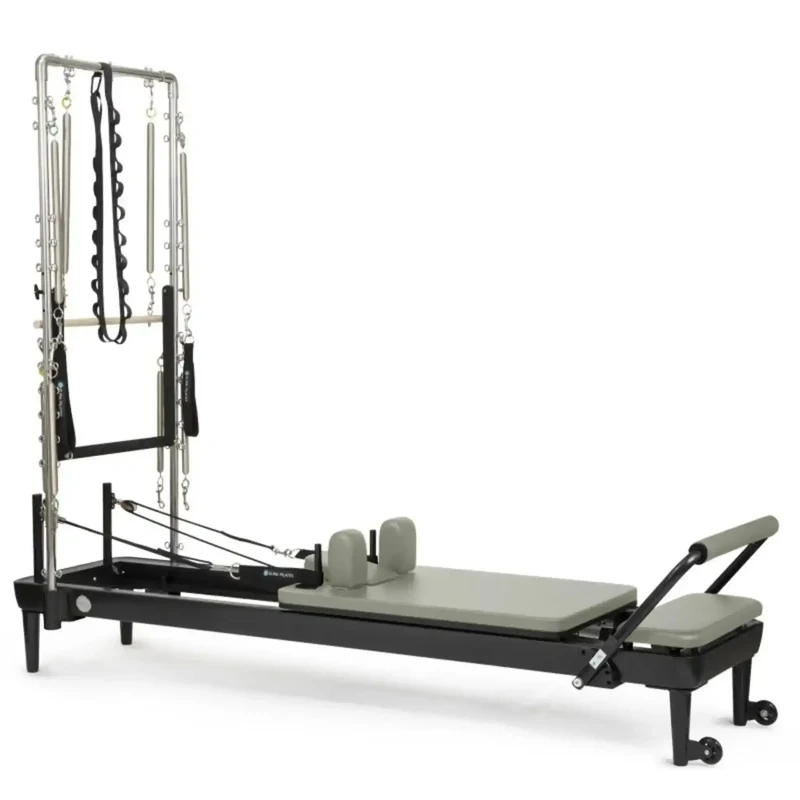 Elina Pilates Nubium Black Edition Reformer mit Tower