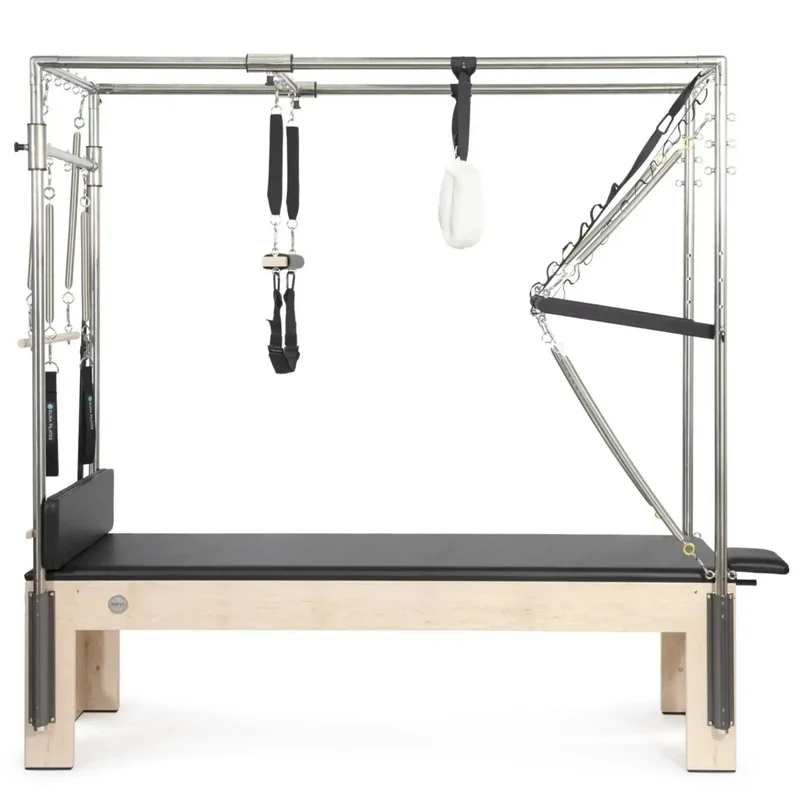 Elina Pilates Wooden Cadillac – Klassisches Holz-Design Premium, Ivory