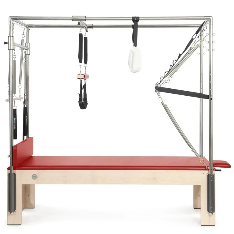 Elina Pilates Wooden Cadillac – Klassisches Holz-Design Premium, Ivory