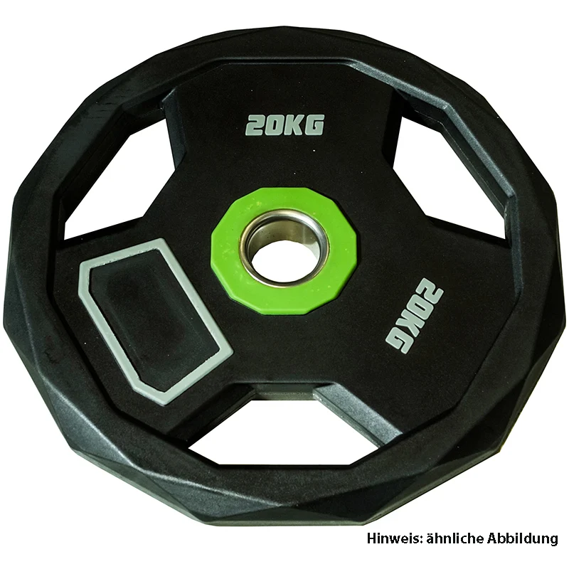 CARDIOfitness Diamond PU Olympia Hantelscheibe mit Stahleinsatz 5kg