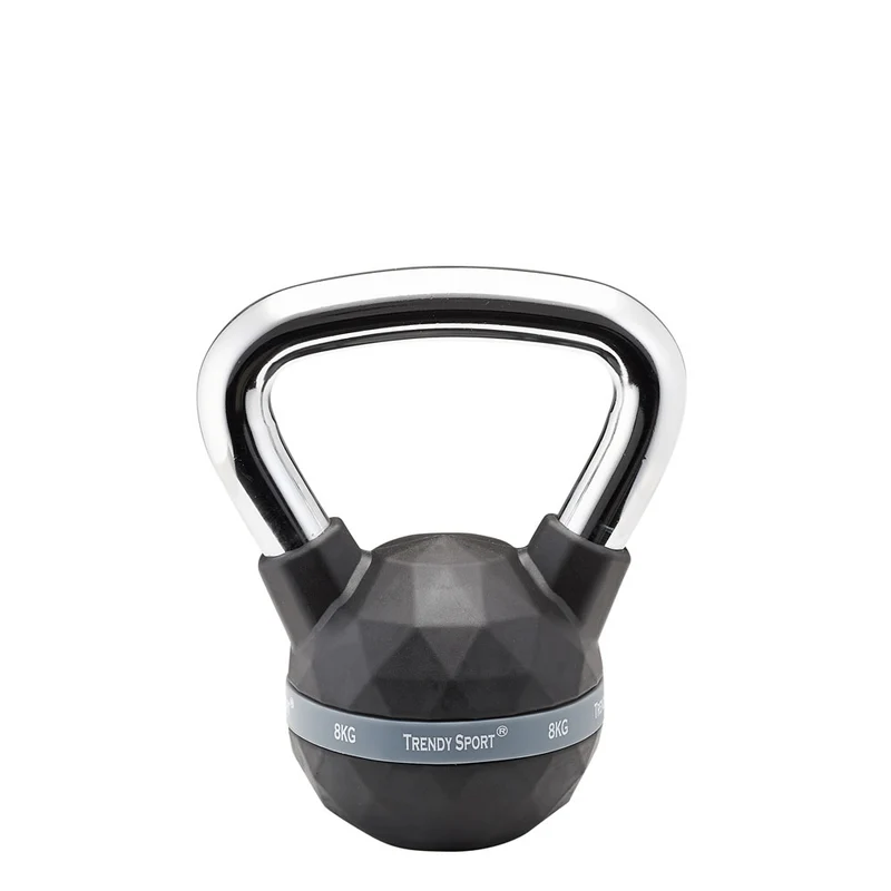 Trendy Exclusiv Kettlebell Chrom-Gummi 6-24kg