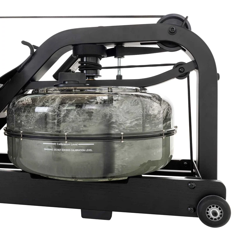 Fluid Rower Rudergerät Apollo Plus Black inkl. Pulsempfänger + Brustgurt